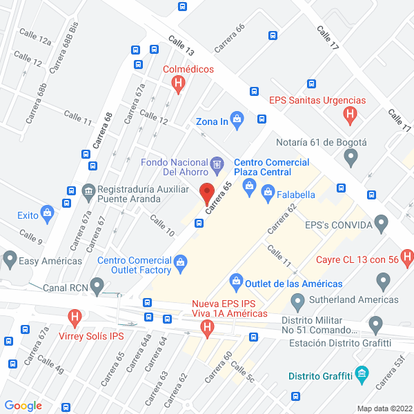 Mapa de Merck S.A.