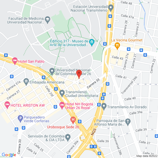 Mapa de Prointermica Internacional S.A.S.