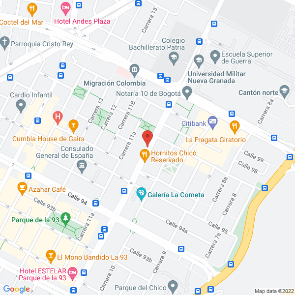 Mapa de Pandebonos Valluno