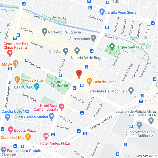 Mapa de Papelería Un Punto En La 15