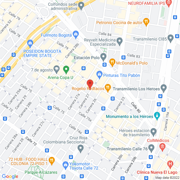 Mapa de Par Producciones S.A.S.