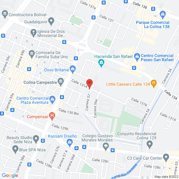 Mapa de Luis Fernando Camacho N Y Cúa. Ltda.