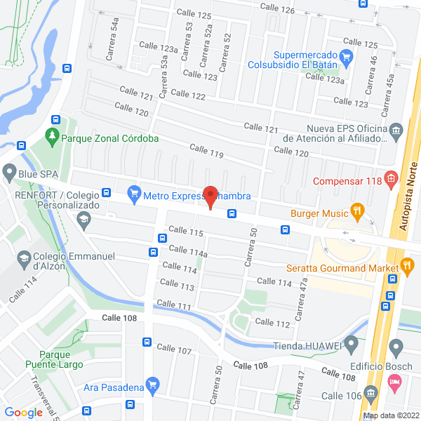 Mapa de Lunch Party