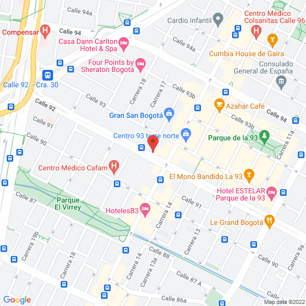Mapa de M & G Llanoservicios Ltda.