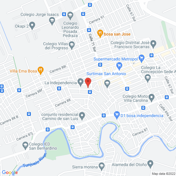 Mapa de Parra Yate Henry