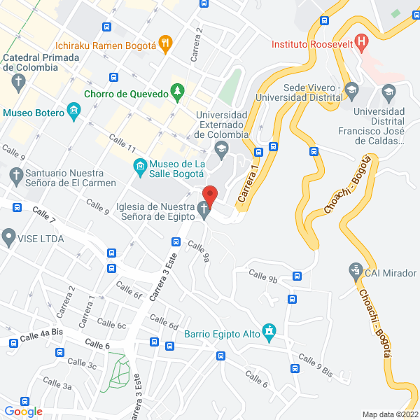 Mapa de Parroquia Nuestra Señora De Egipto