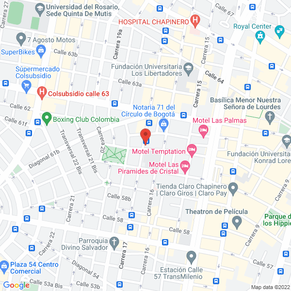 Mapa de Panadería Pan De Dios