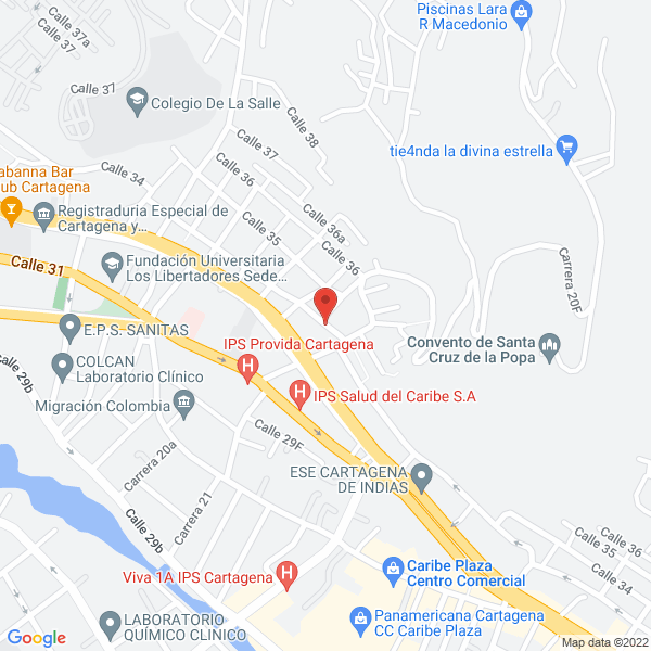 Map of Panadería Sico