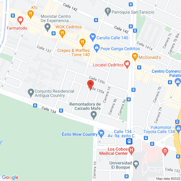 Mapa de Perazza S.A.S.