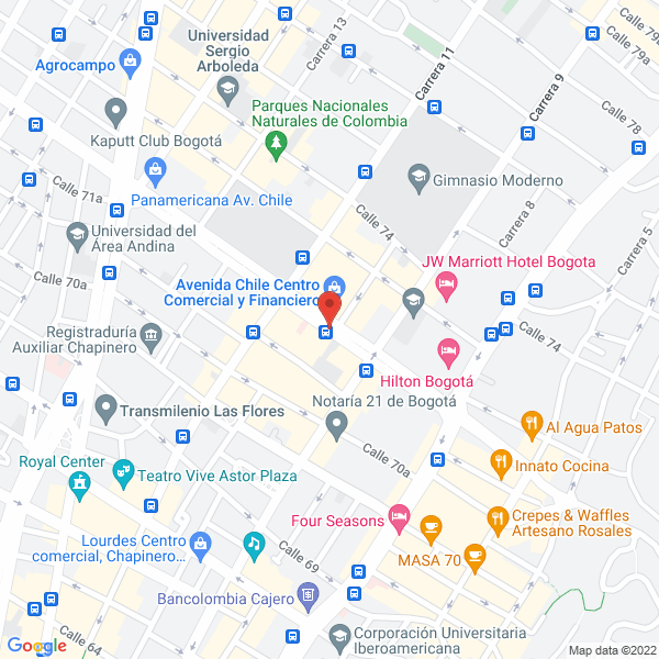 Mapa de Permanent Business Solutions