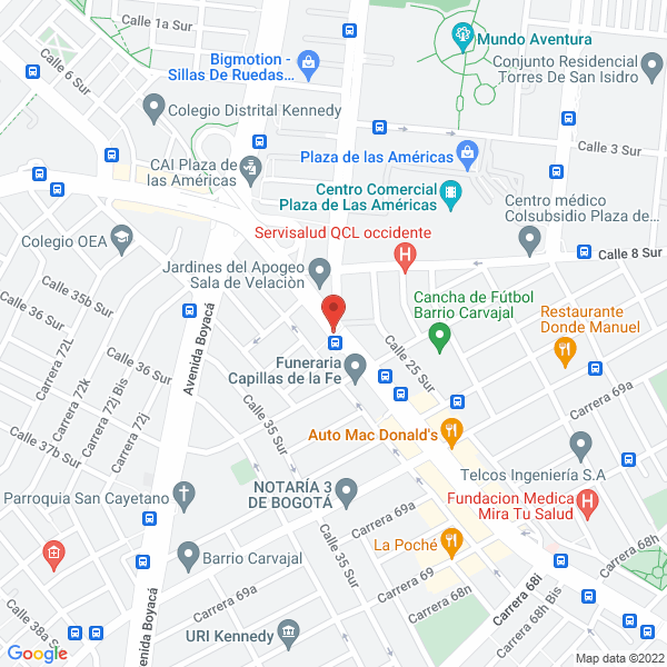 Mapa de Perros J & R