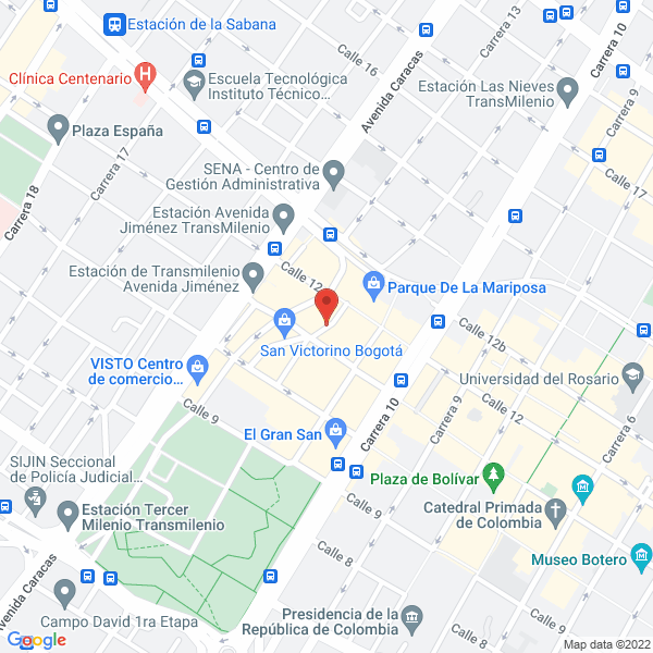 Mapa de Papelería Antioquía Ltda.