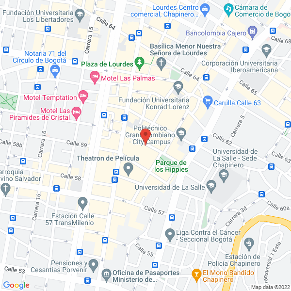 Mapa de Papelería Centro De Computo