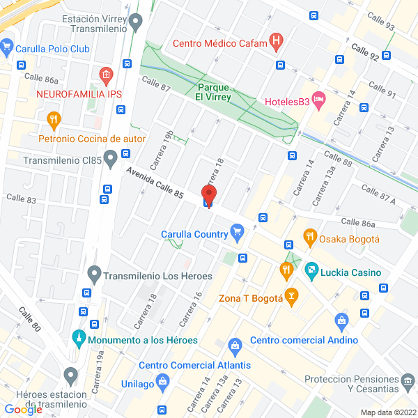Mapa de Papeleria Cervantes Ltda.