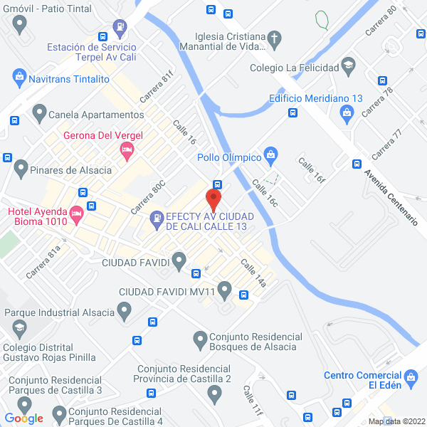 Mapa de Papeleria Miscelanea Jc S.A.S.