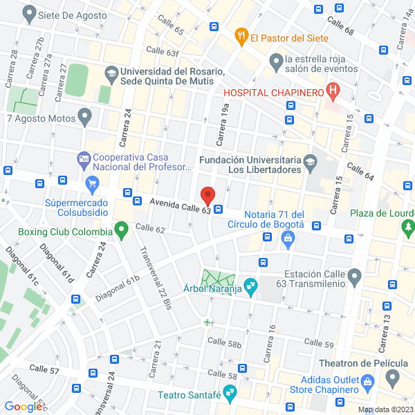 Mapa de Instituto De Belleza Stella Durán Kennedy S.A.S.
