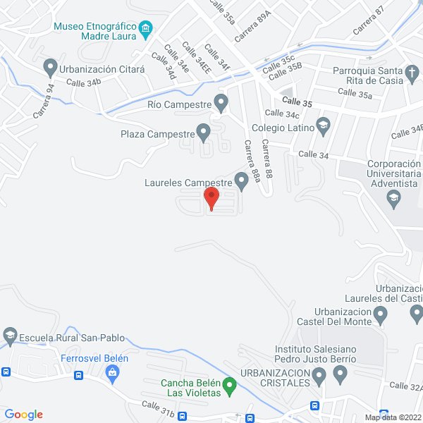 Map of A&E Polimeros De Colombia S.A.S.