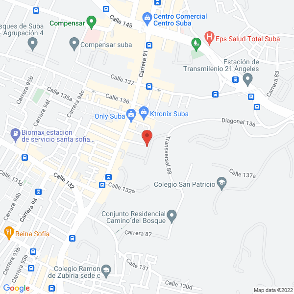 Mapa de A.M. Y G. Constructora Ltda.