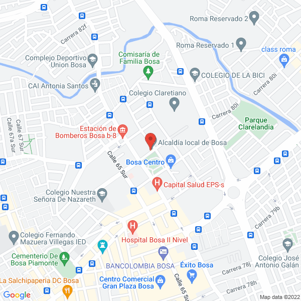Mapa de 74 Notaría
