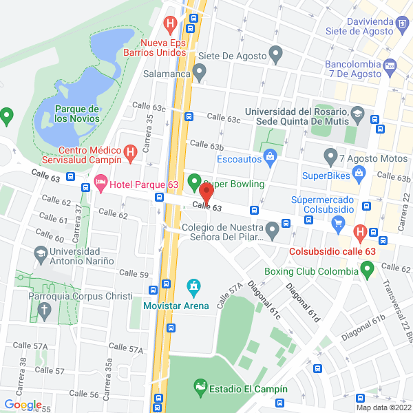 Mapa de A & T Ingenierias S.A.S.