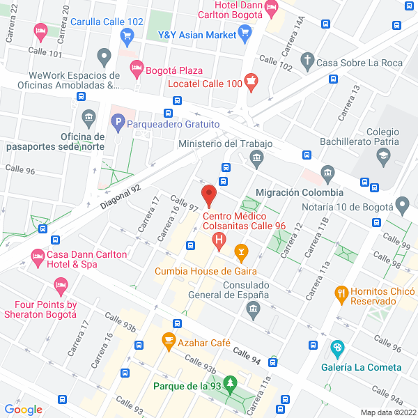 Mapa de A R C Constructores S.A.