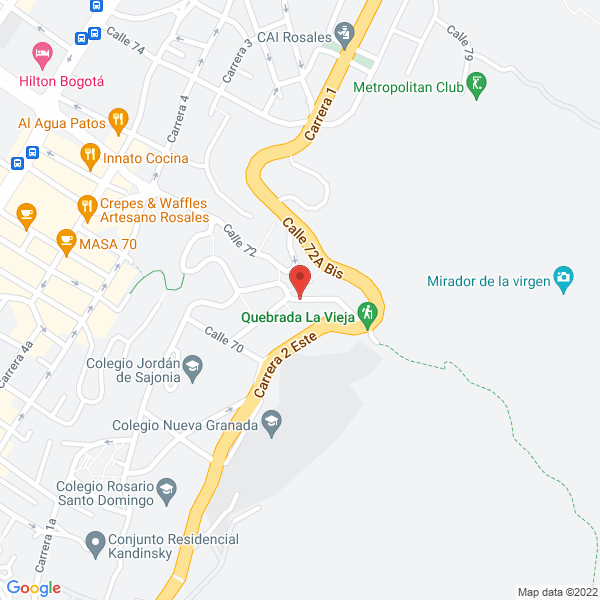 Mapa de A Cuatro Consultores S.A.S.