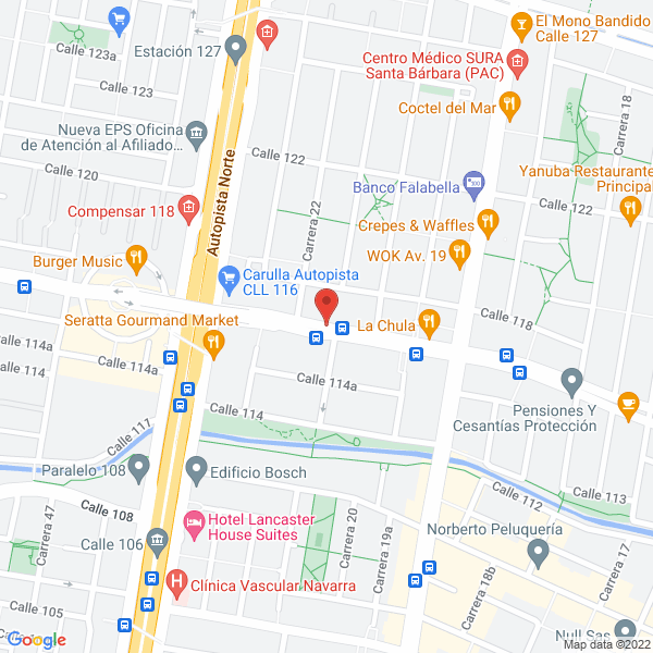 Mapa de A M Tur Ltda.