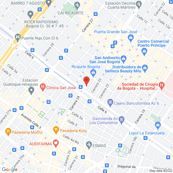 Mapa de A.S.T. Ltda.