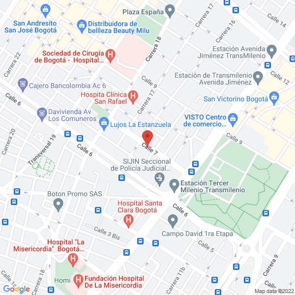 Mapa de A C C Repuestos Ltda.