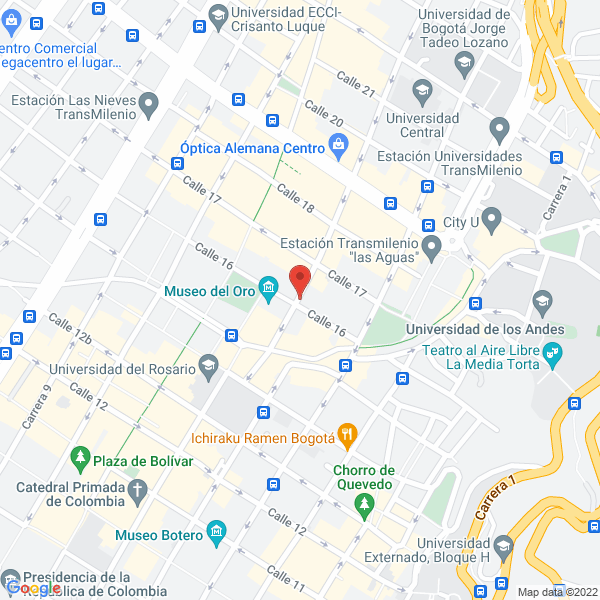 Mapa de A G Asesores Jurúdicos Ltda