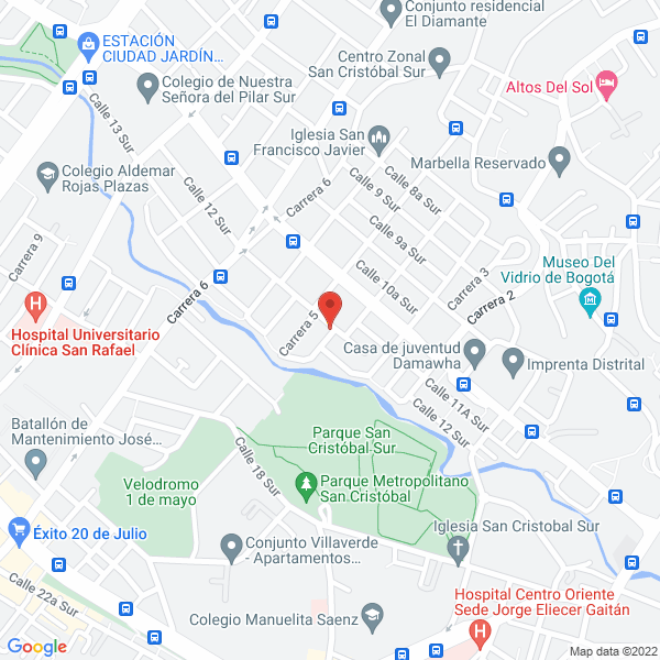 Mapa de A V R Internacional S.A.S.