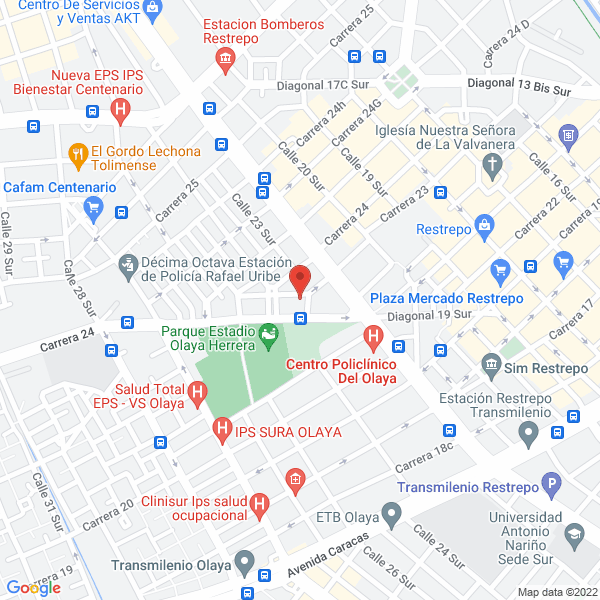 Mapa de Abastecedor Gancho Plast S.A.S.