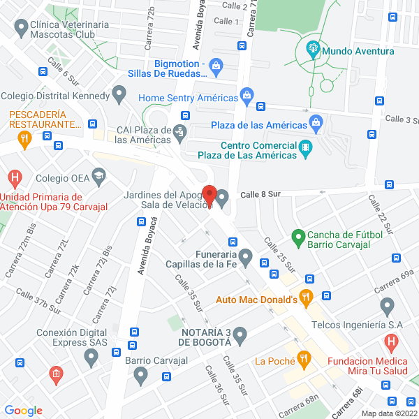 Mapa de Academia De Automovilismo Vía Libre
