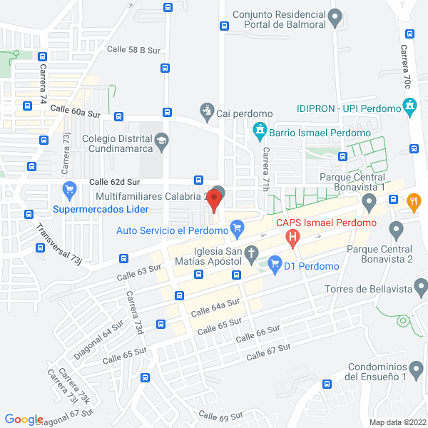 Mapa de Abastecemos Agua Potable En Carrotanque