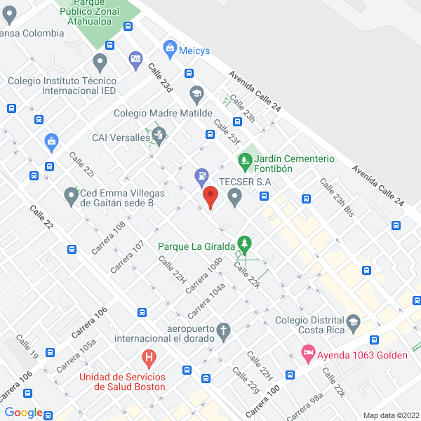 Mapa de Abc Poliuretanos & Montajes Ltda