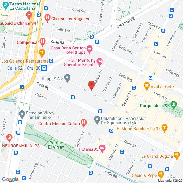Mapa de Ac Asesorías Inmobiliarias Ltda.