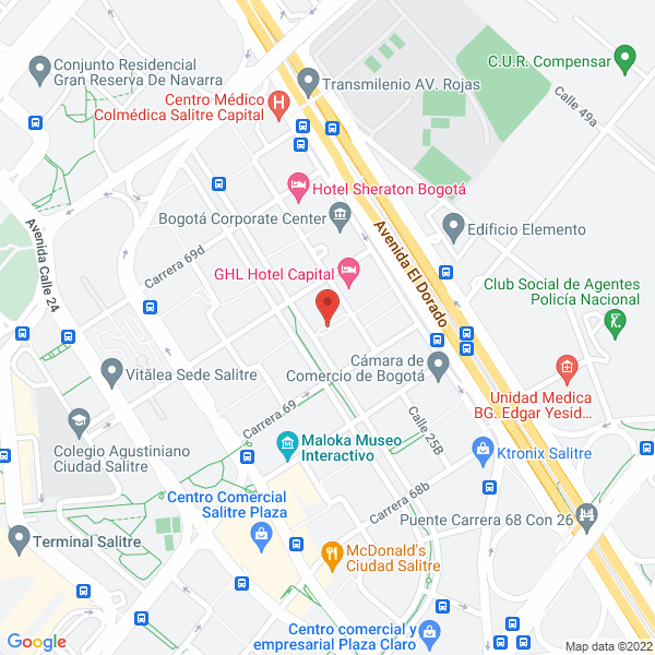 Mapa de Abreo & Sánchez Asesores Legales S.A.S.