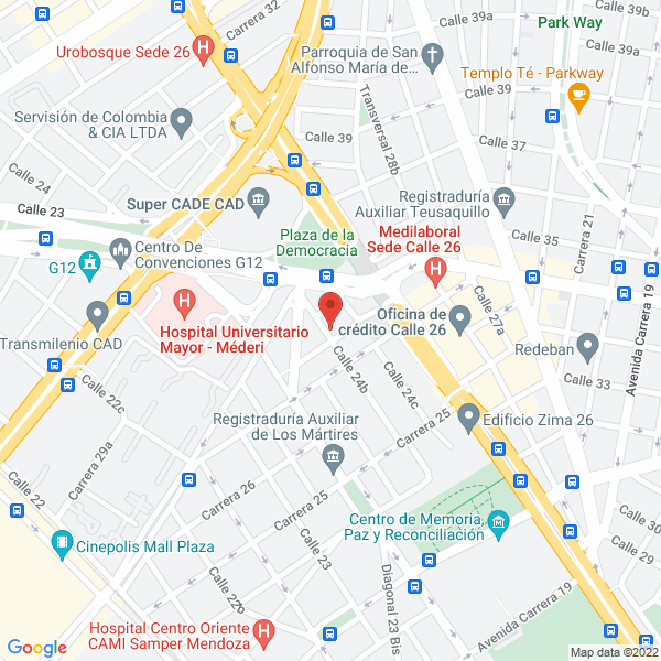 Mapa de Abcor Ltda.
