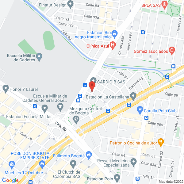Mapa de Academia Y Almacén Pastillaje Sol