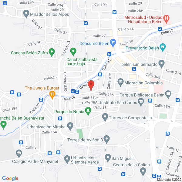 Map of Acceplas Juan Luis Salas