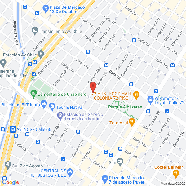 Mapa de Acle Manufacturas S.A.S.