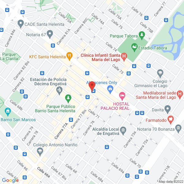 Mapa de Academia Baile Cultura Latina