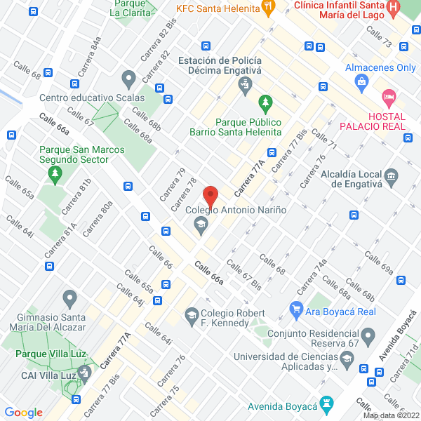 Mapa de Academia De Belleza Cdca