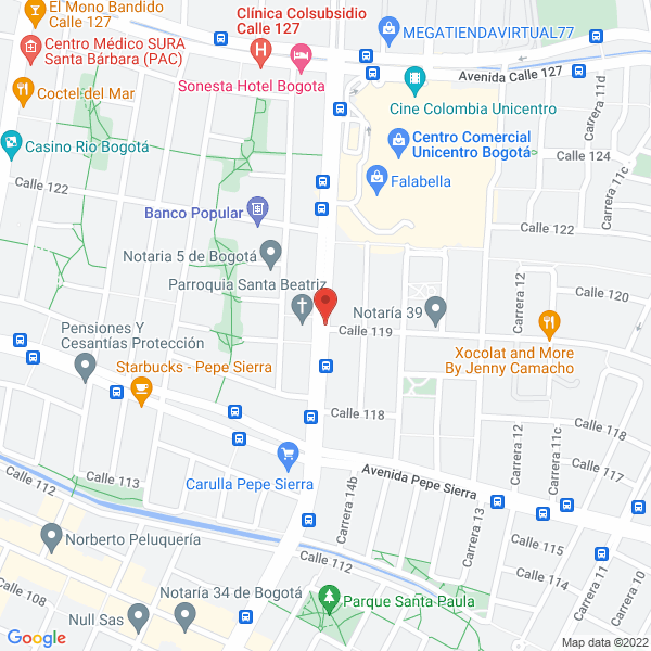 Mapa de Acerocorp S.A.S.