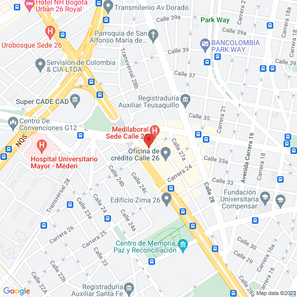 Mapa de Acn Ingeniería - José Alejandro Mora Hernández