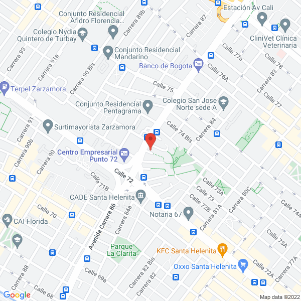 Mapa de Academia De Corte Y Confección Industrial Reyna