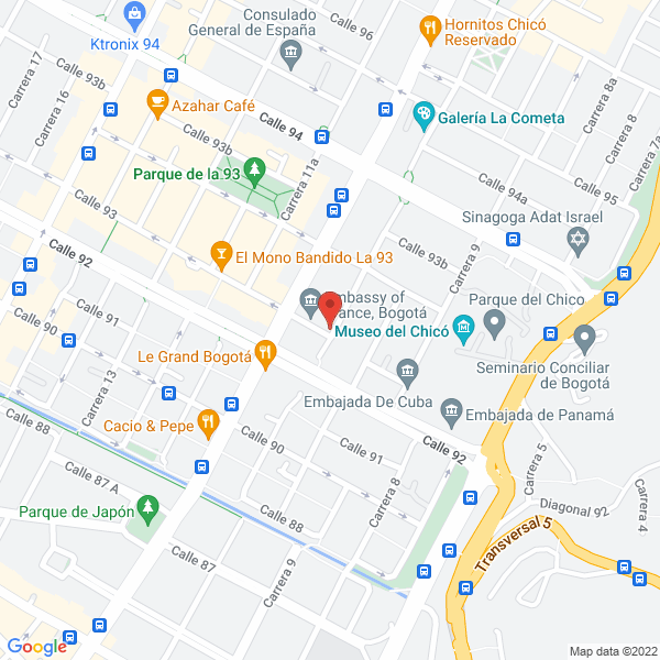 Mapa de Administradora De Activos Alternativos S.A.S.