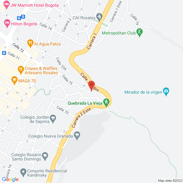 Mapa de Aedificare Construcciones S.A.S.