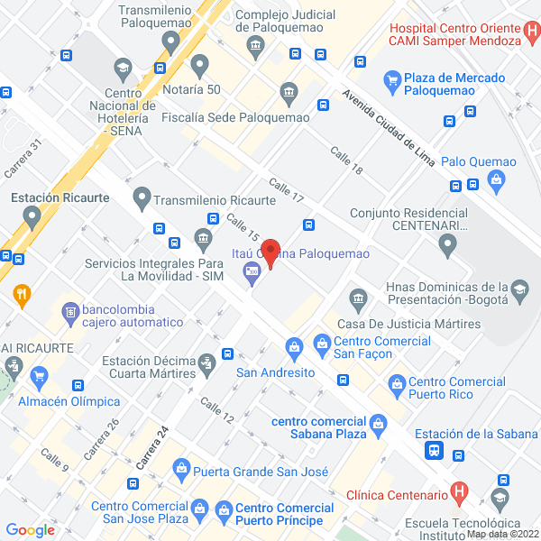Mapa de Acesum S.A.S
