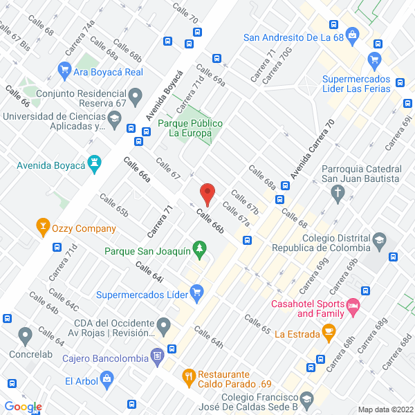 Mapa de Adriel Imágenes Diagnósticas S.A.S.